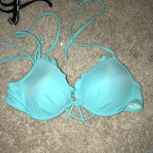 Blue push up bikini